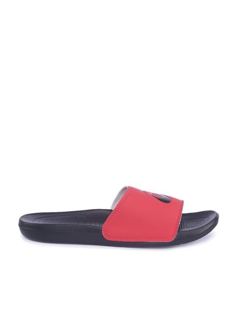 asics men's sprl red casual slides