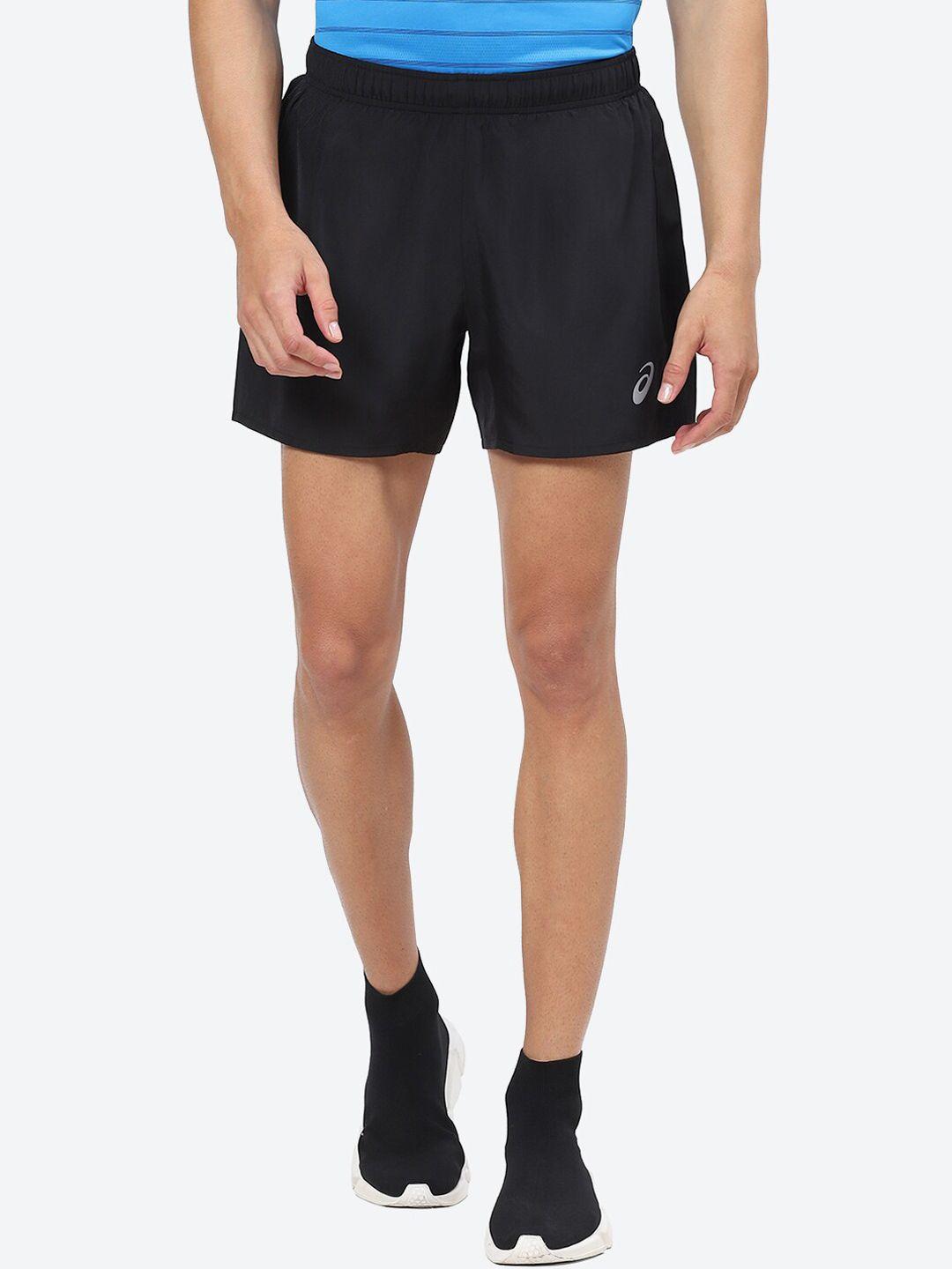 asics men silver 5in above knee shorts