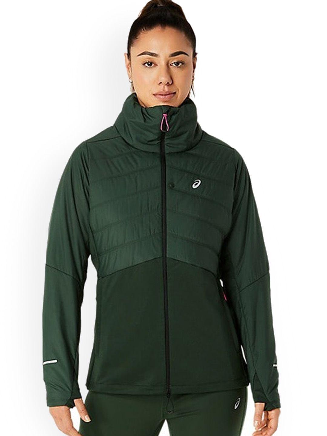 asics mock collar sporty jacket