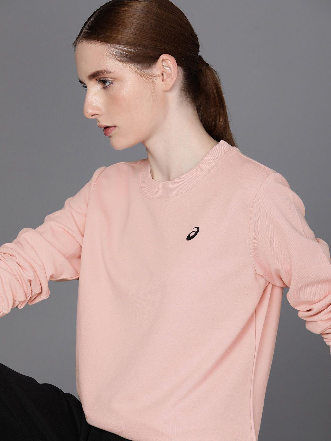 asics round neck long sleeves sweatshirt