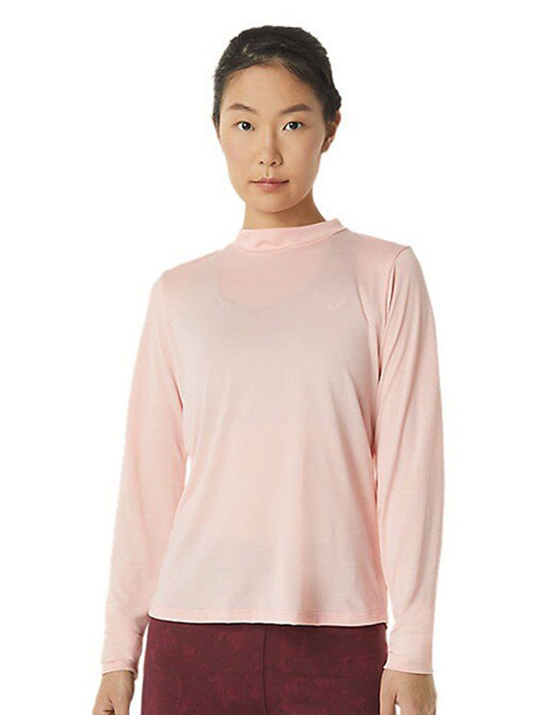 asics runkoyo ls mock neck long sleeves t-shirt