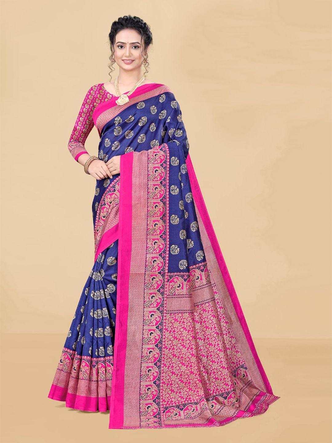 asisa ethnic motifs woven design zari silk cotton saree