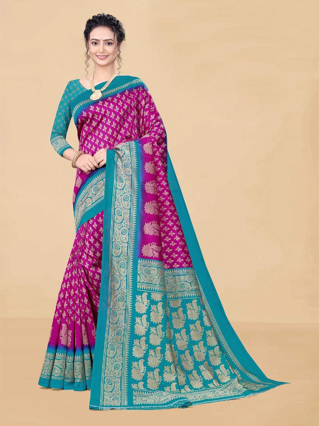 asisa ethnic motifs woven design zari silk cotton saree