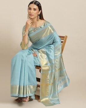 assam silk saree with zari border