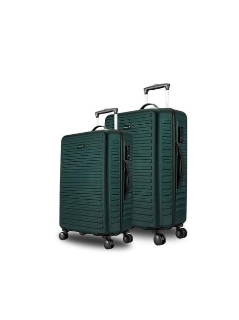assembly green large hard cabin trolley pack of 2