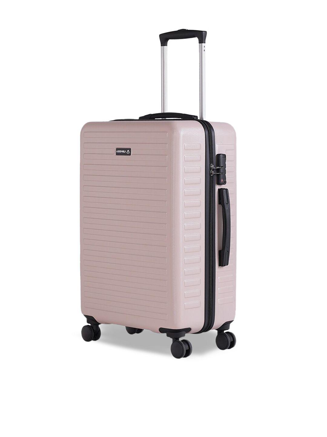 assembly textured hard-sided 360-degree rotation cabin trolley suitcase
