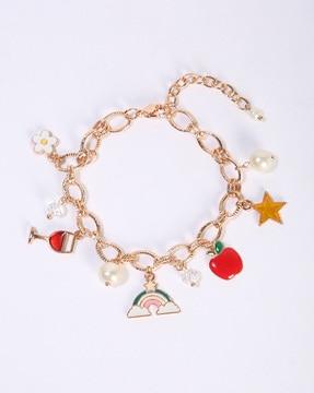 assorted bracelet with charms