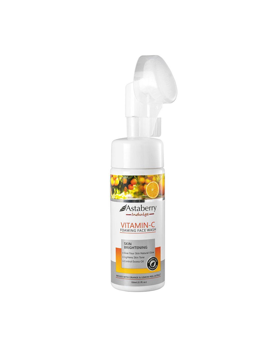 astaberry indulge vitamin c foaming face wash - 150 ml
