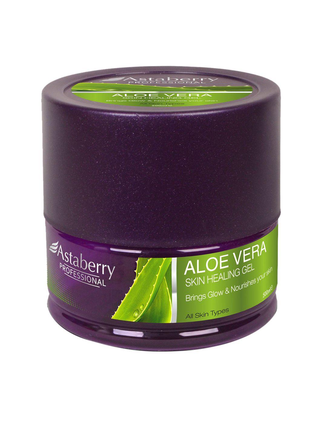 astaberry professional aleovera skin healing gel 500 ml
