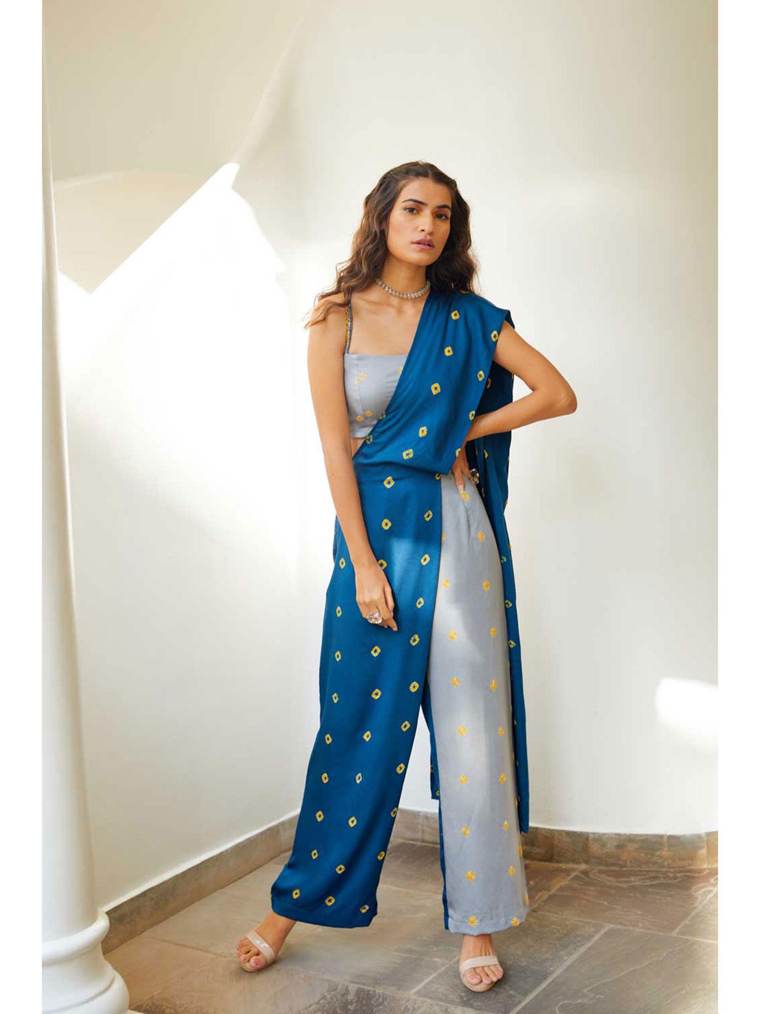 aster saree pants (set of 1)