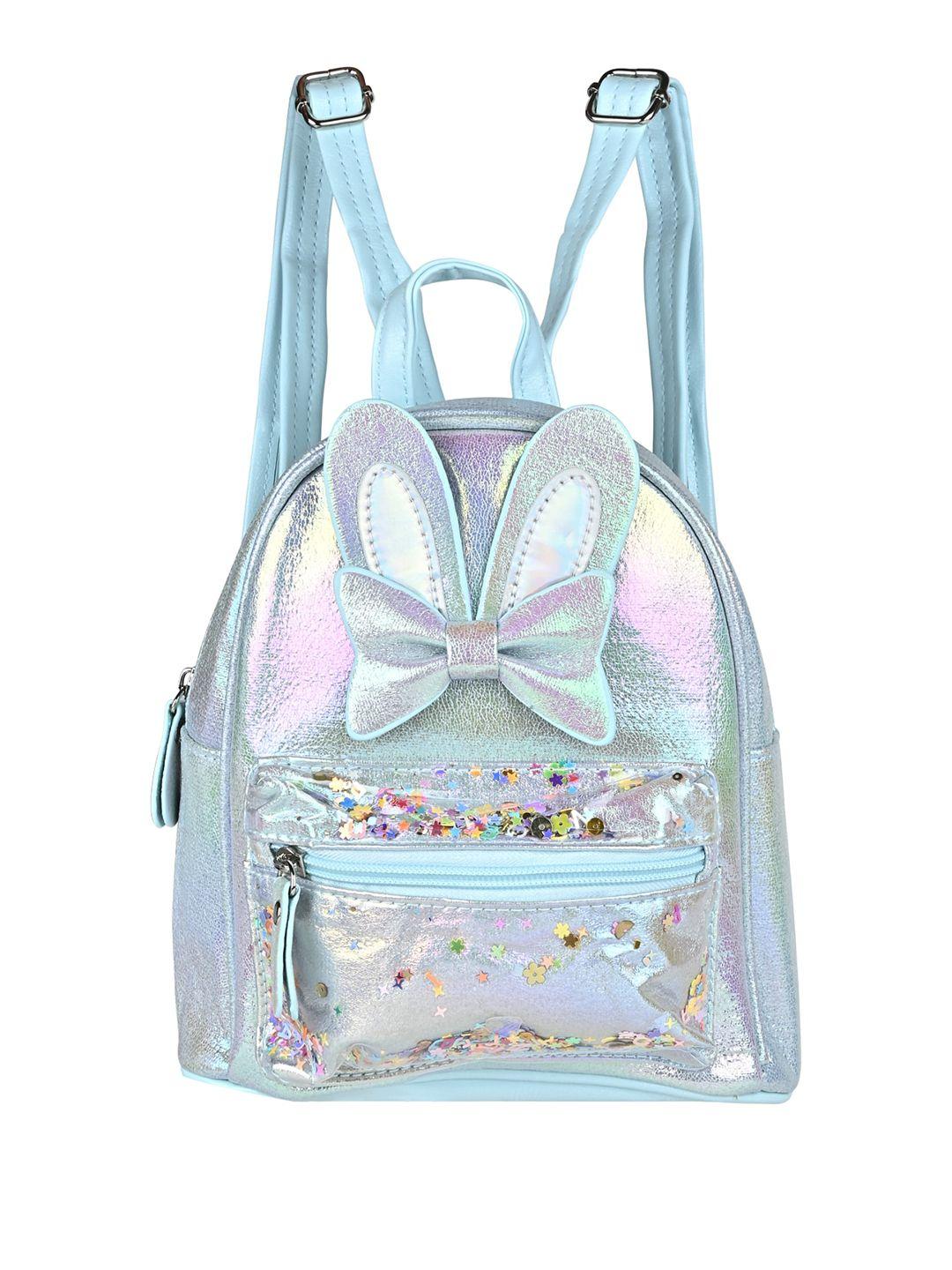 asthetika kids girls bow detail embellished padded backpack