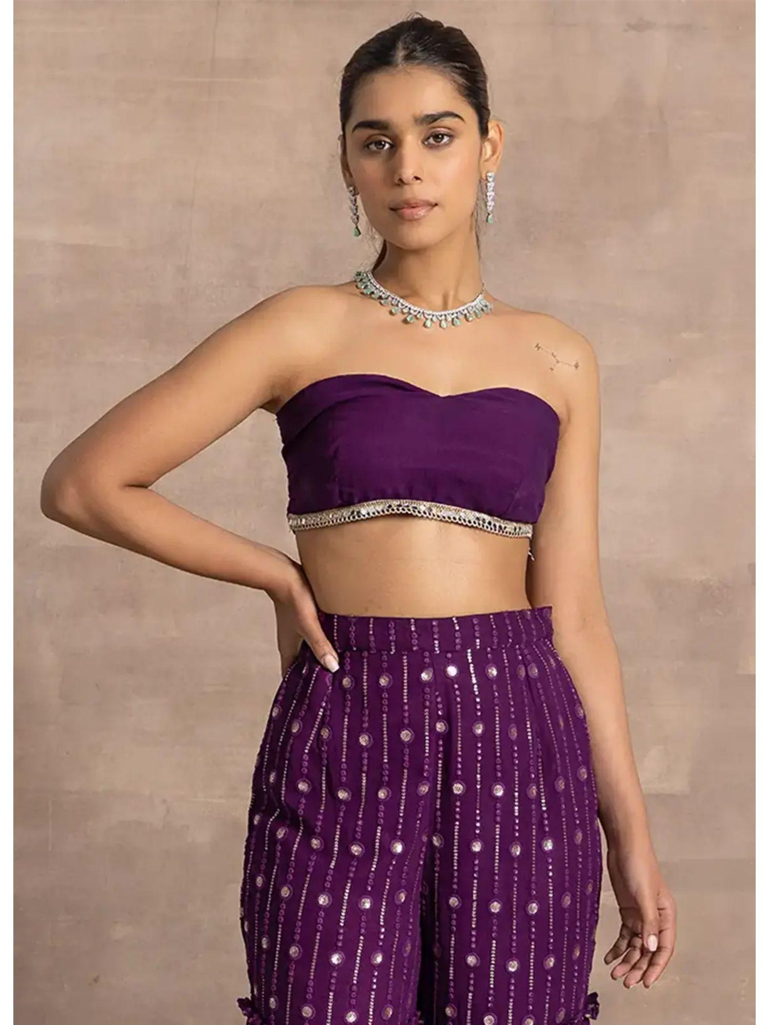 astoria purple tube top