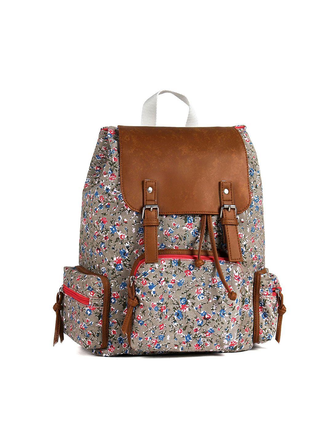 astrid women printed canvas backpack
