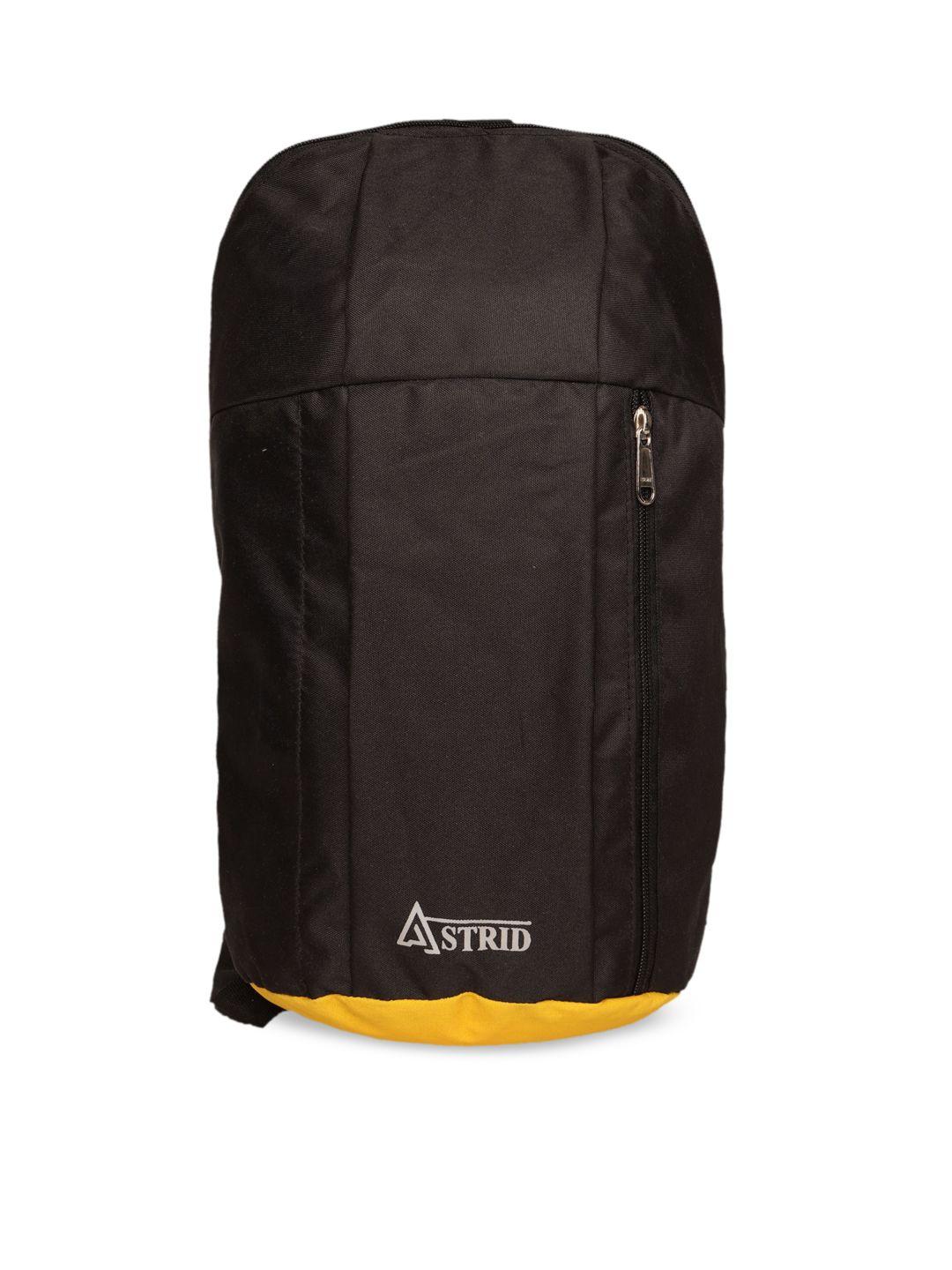 astrid boys black & yellow backpack