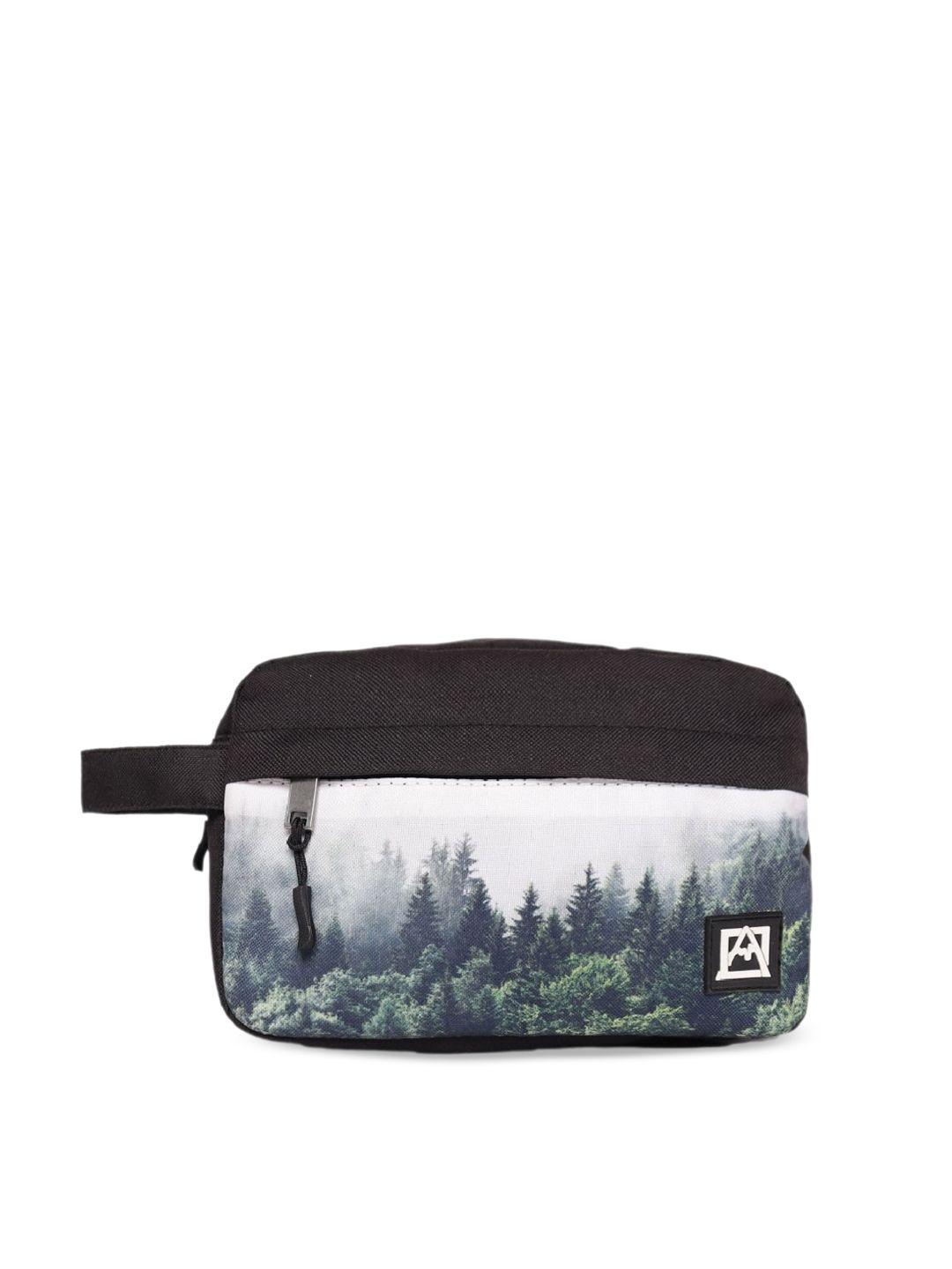 astrid canvas printed shaving travel pouch