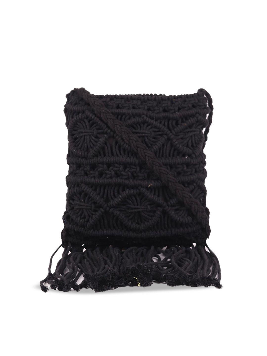 astrid ethnic motifs swagger sling bag with fringed
