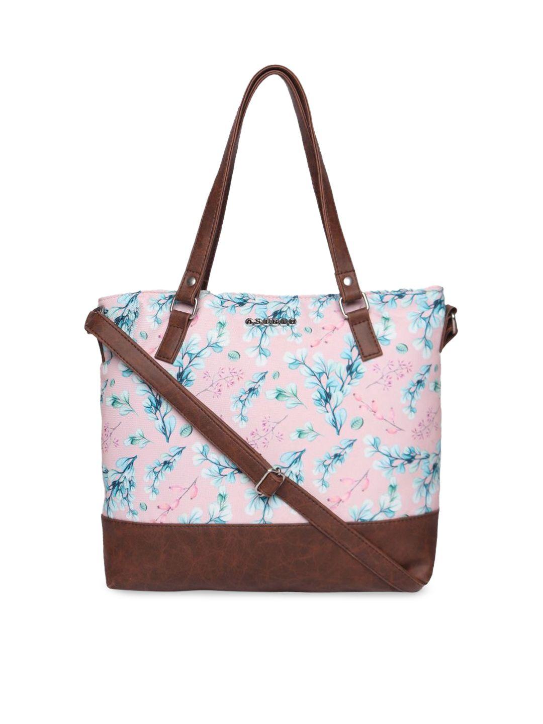 astrid floral printed shopper tote bag