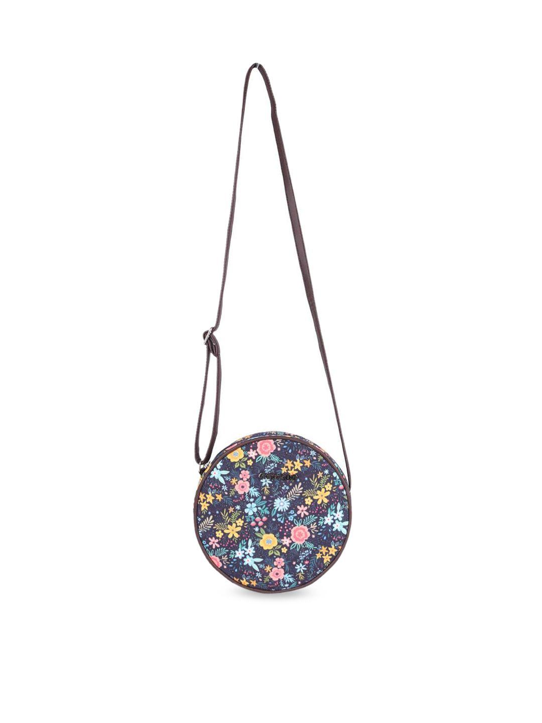 astrid floral printed swagger sling bag
