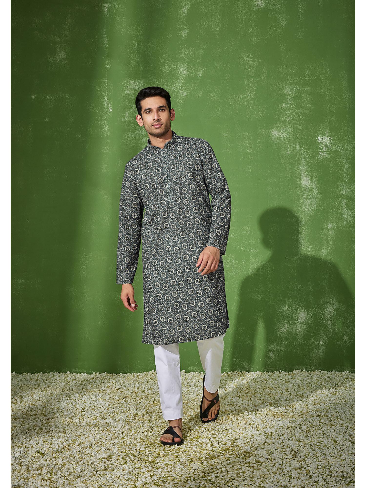 aswad cotton straight men kurta