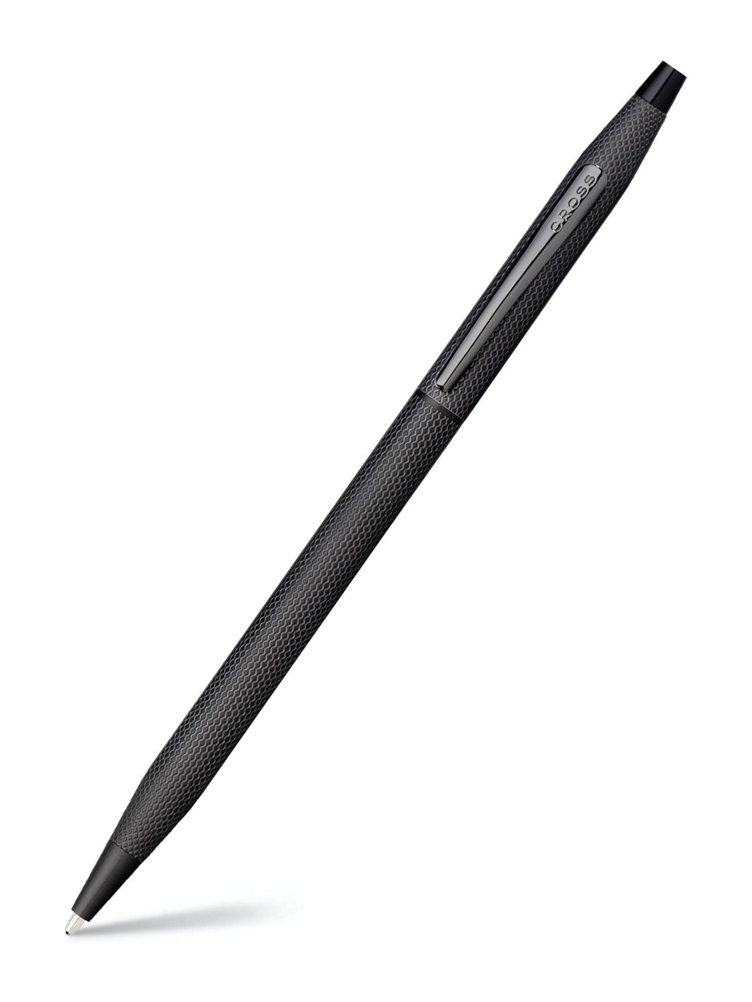 at0082-122 classic century brushed black pvd engraving ballpoint pen