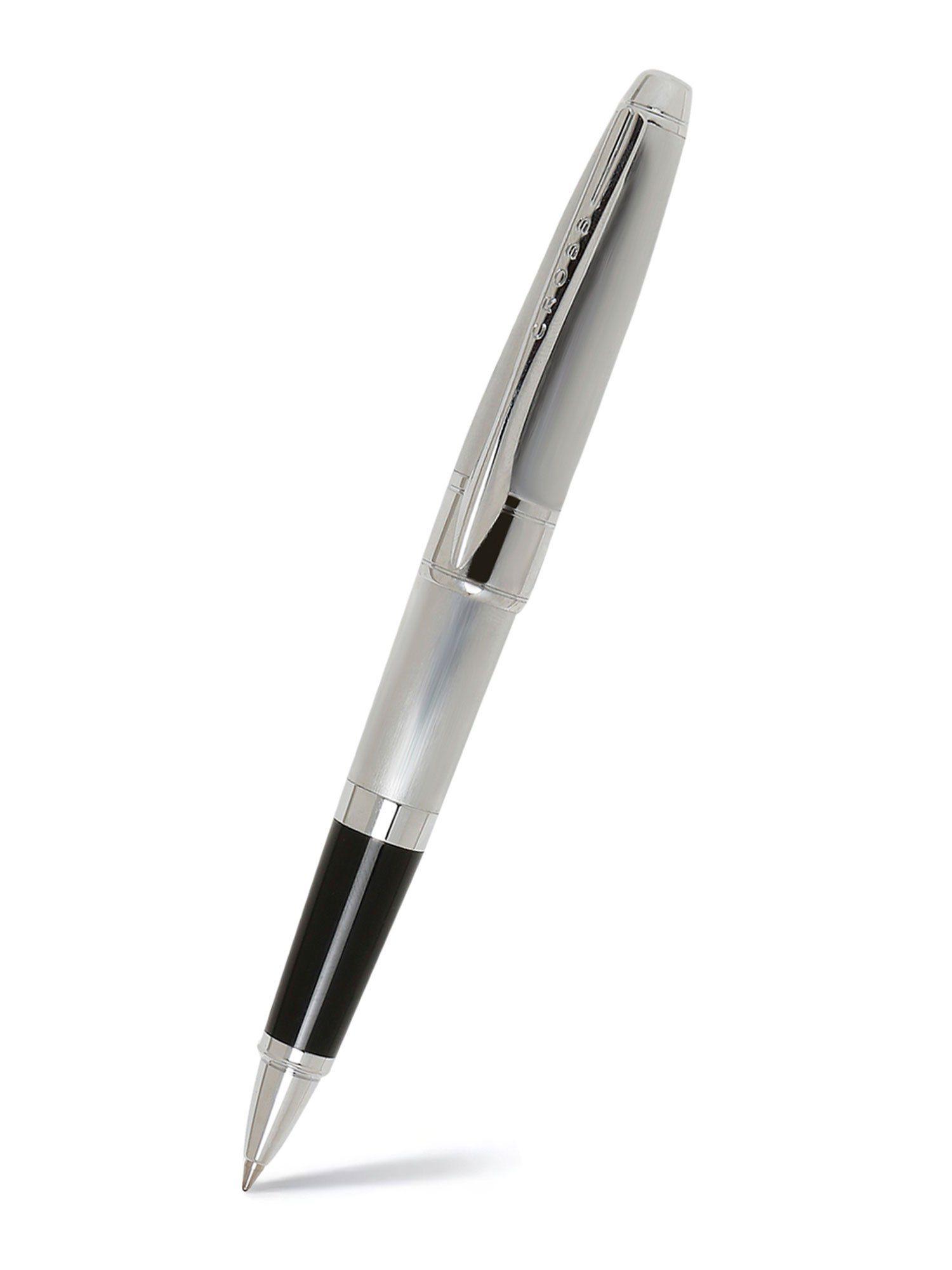 at0125-18 apogee brushed chrome rolling ball pen