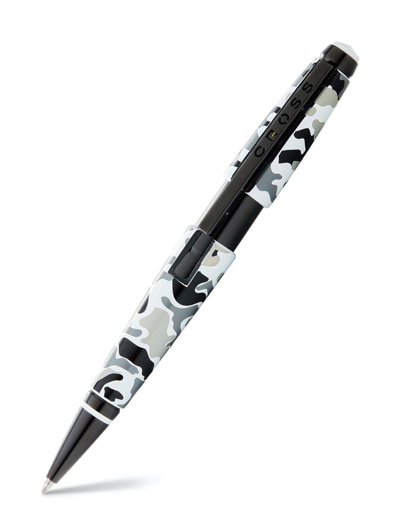 at0555-18 edge grey camo print on edge rollingball pen with pvd appt