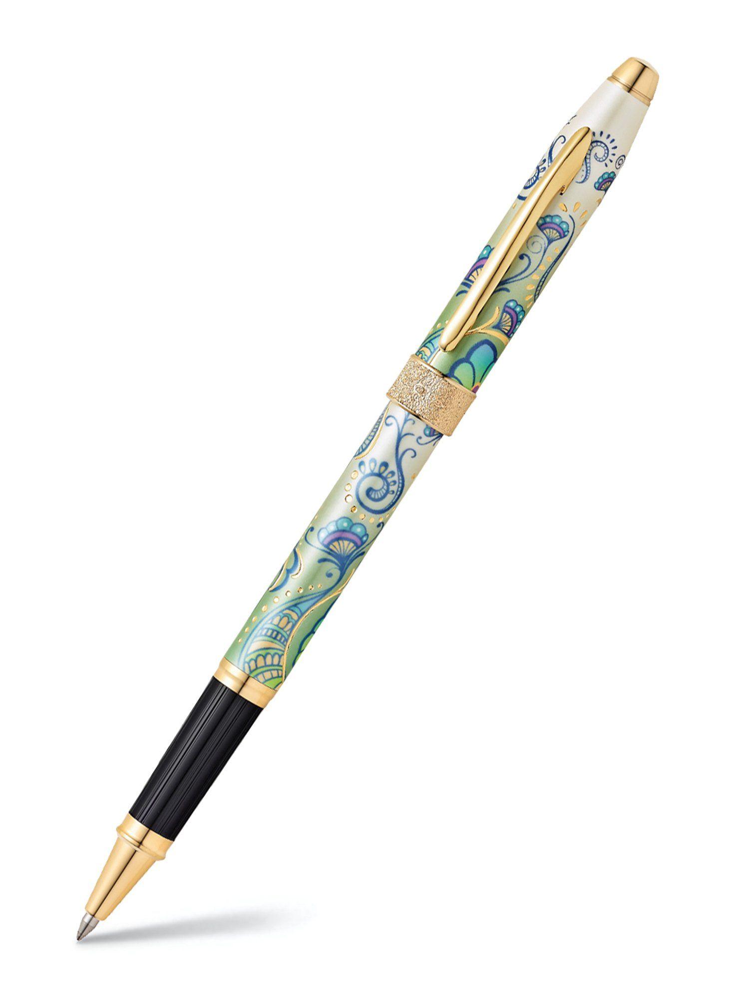 at0645-4 botonica multi color daylily rolling ball pen