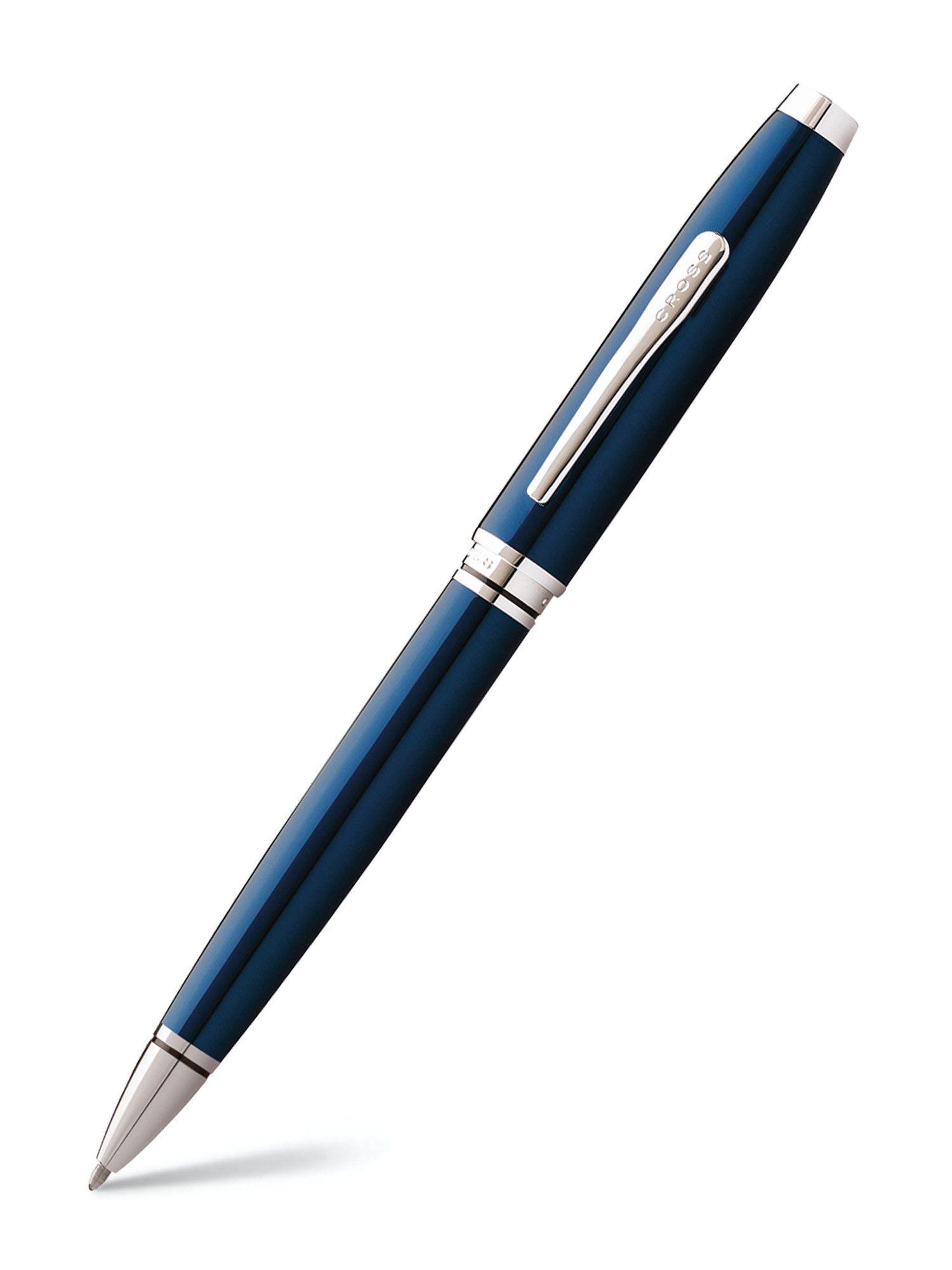 at0662-9 coventry blue lacquer ball point pen bxd