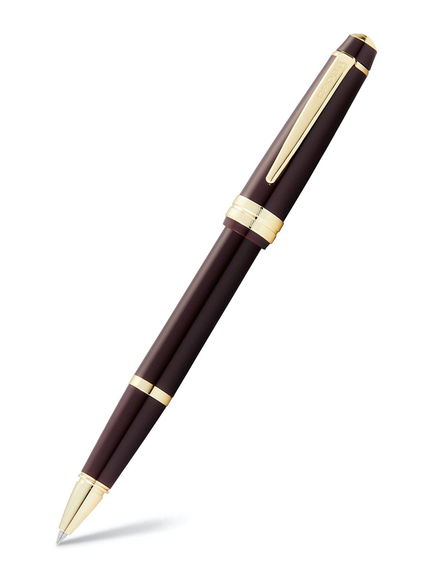 at0745-11 bailey light burgundy (red) resin rolling ball pen wit