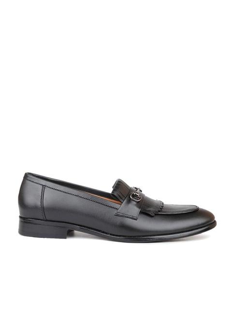 atesber by inc.5 men's black formal loafers