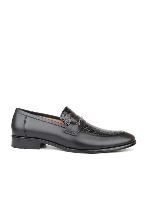 atesber by inc.5 men's black formal loafers