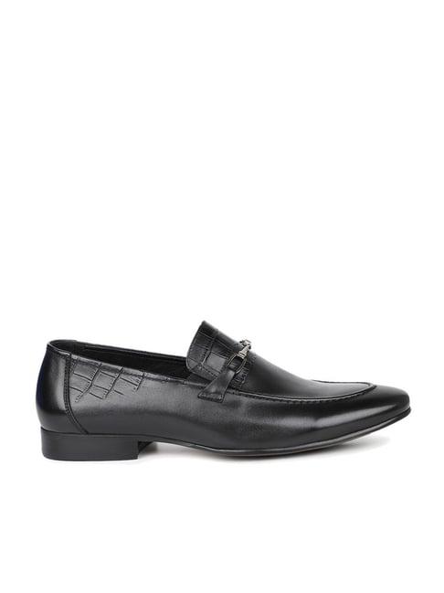 atesber by inc.5 men's black formal loafers