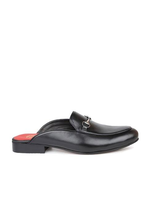 atesber by inc.5 men's black mule shoes