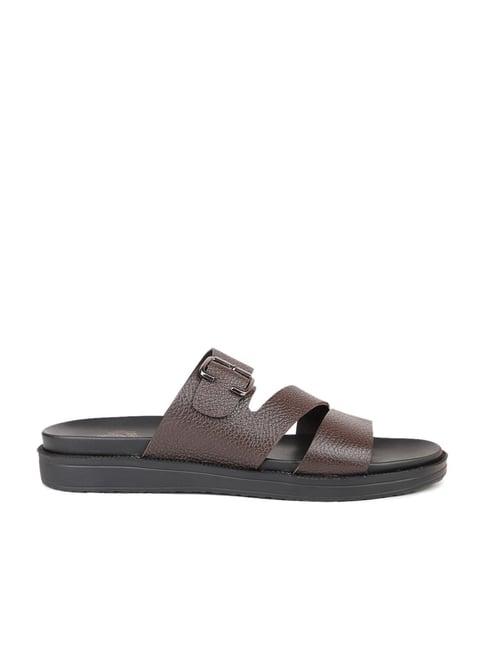 atesber by inc.5 men's brown casual sandals