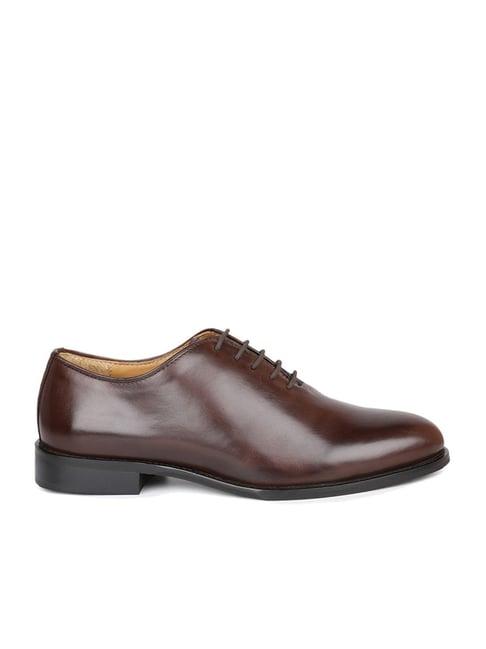 atesber by inc.5 men's brown derby shoes