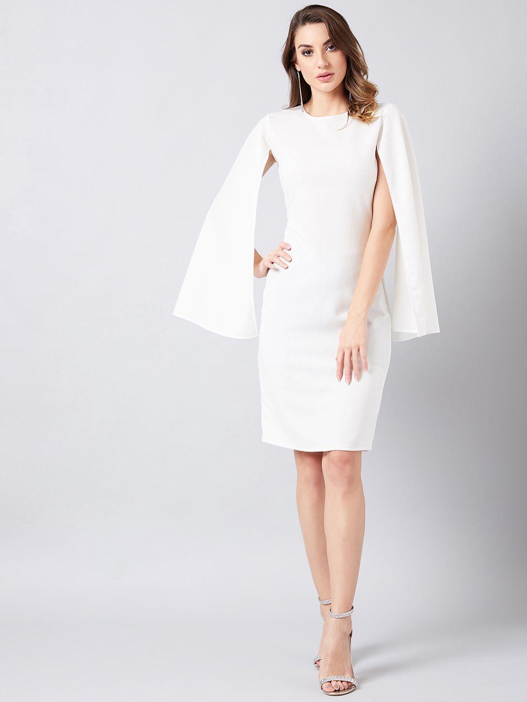 athena white sheath dress