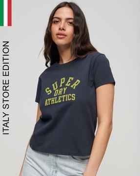 athletic essential graphic 90s crew-neck t-shirt