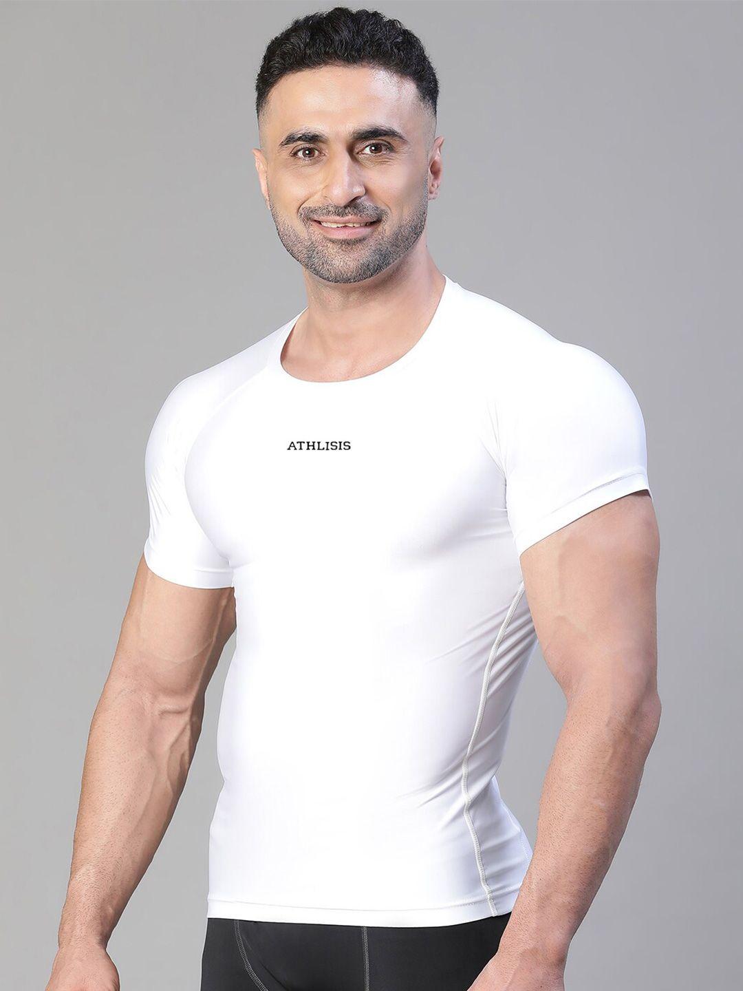 athlisis anti odour short sleeves compression sports t-shirt