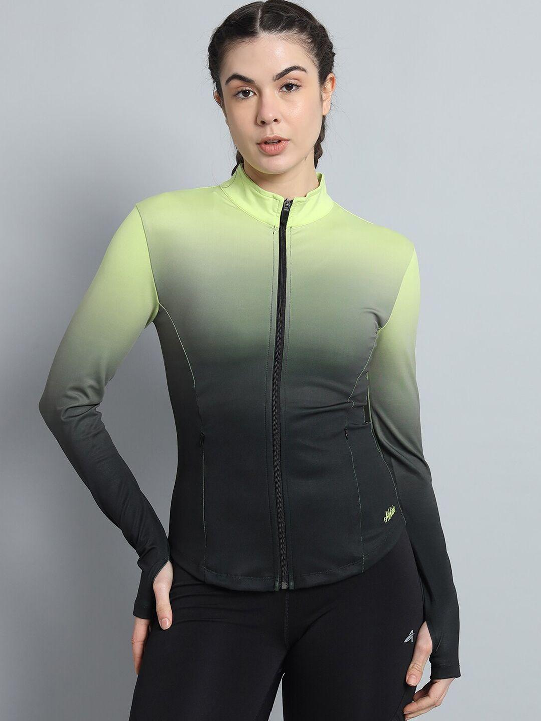 athlisis colourblocked lightweight training or gym sporty jacket