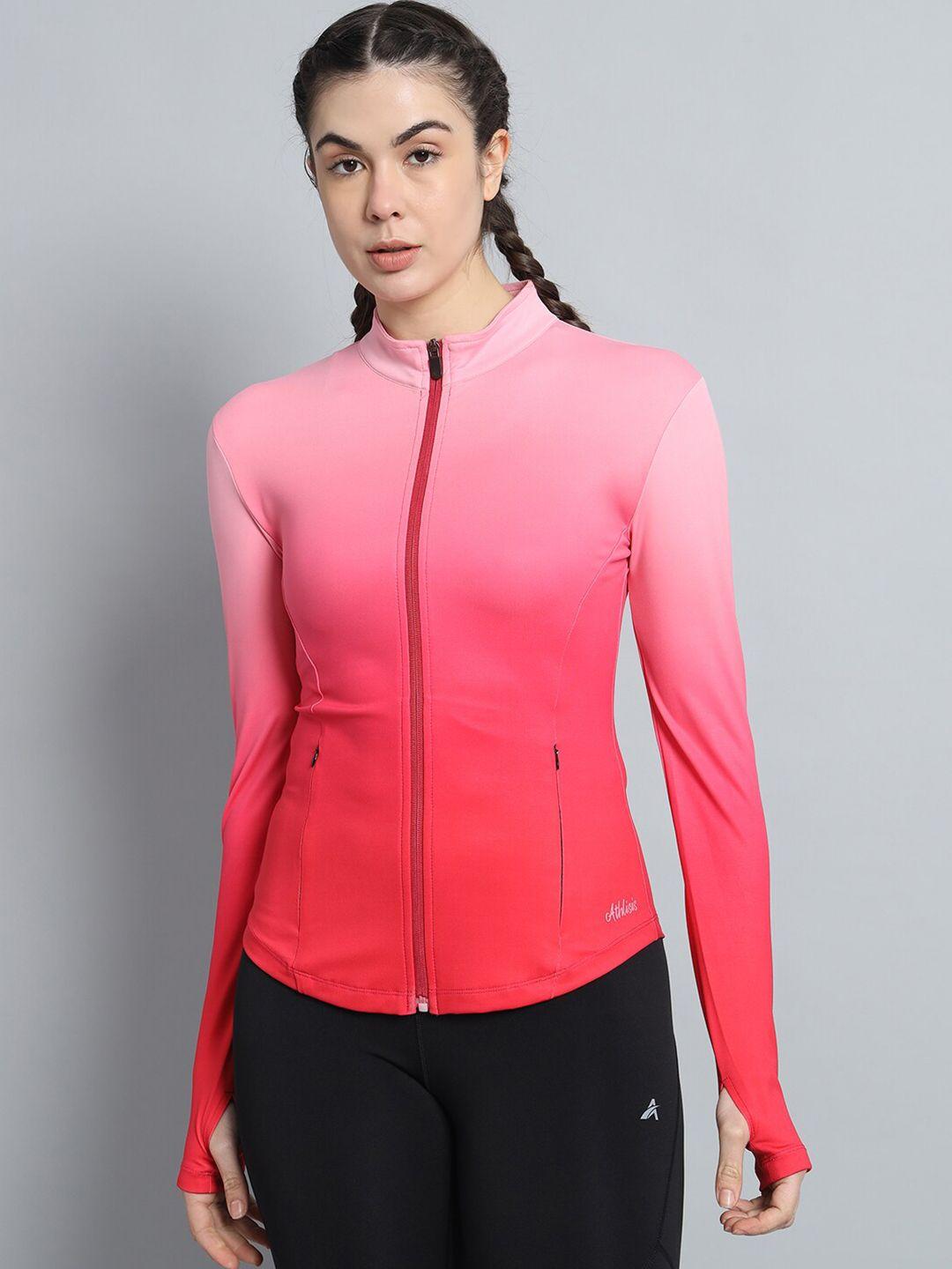 athlisis lightweight dry-fit training or gym sporty jacket