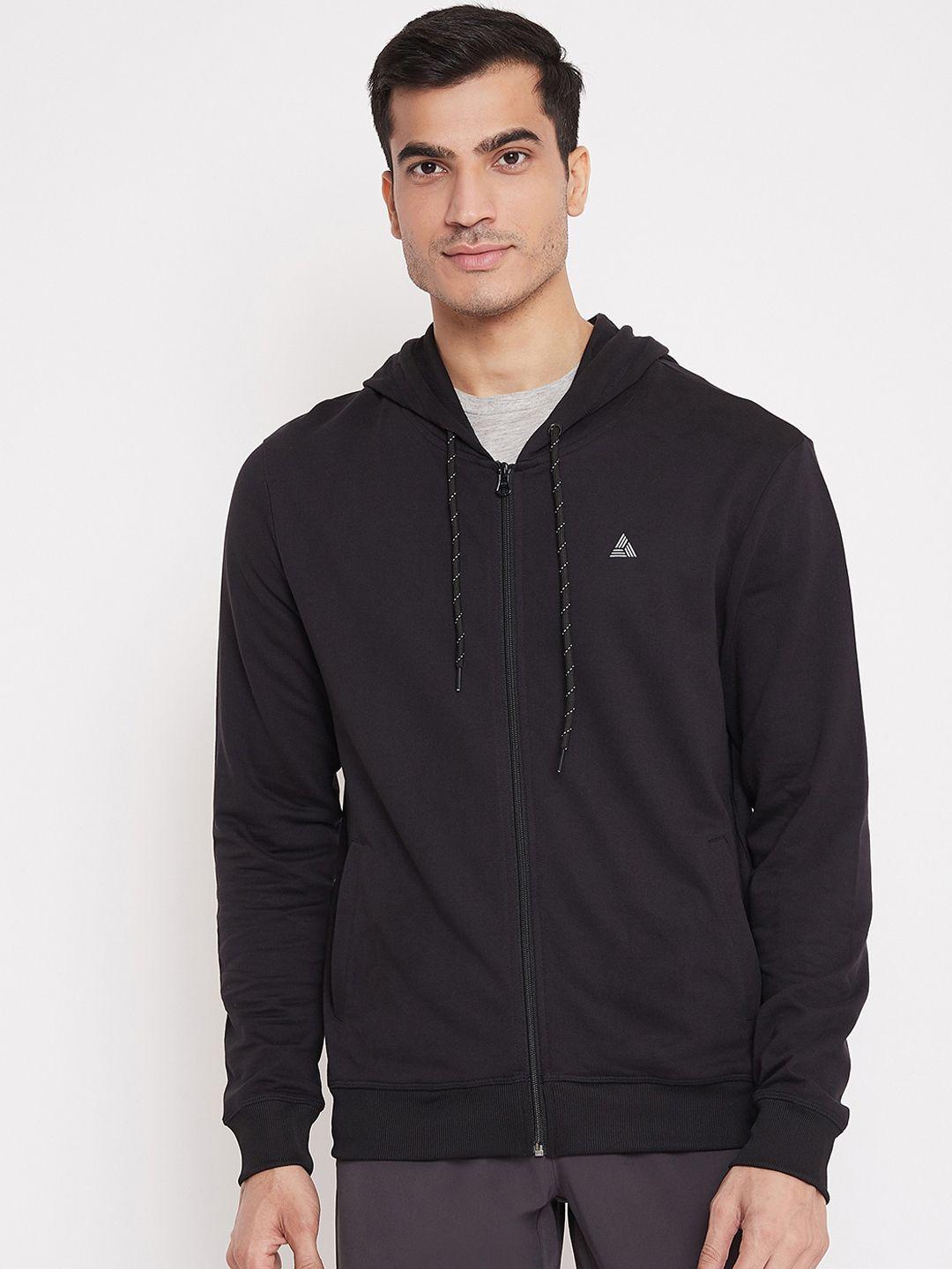 athlisis men black lightweight zipper sporty jacket