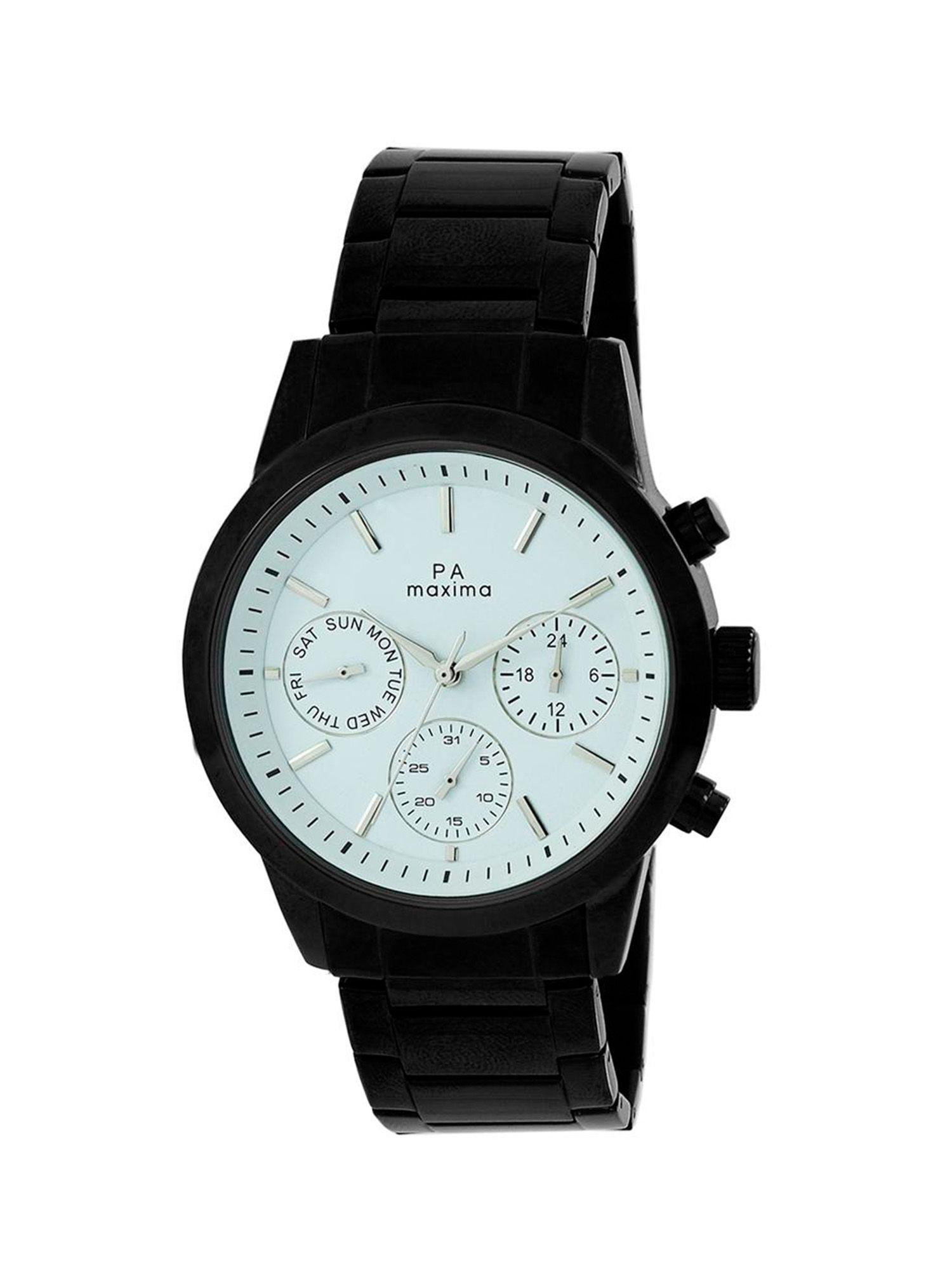 attivo analog watch for men in white dial color