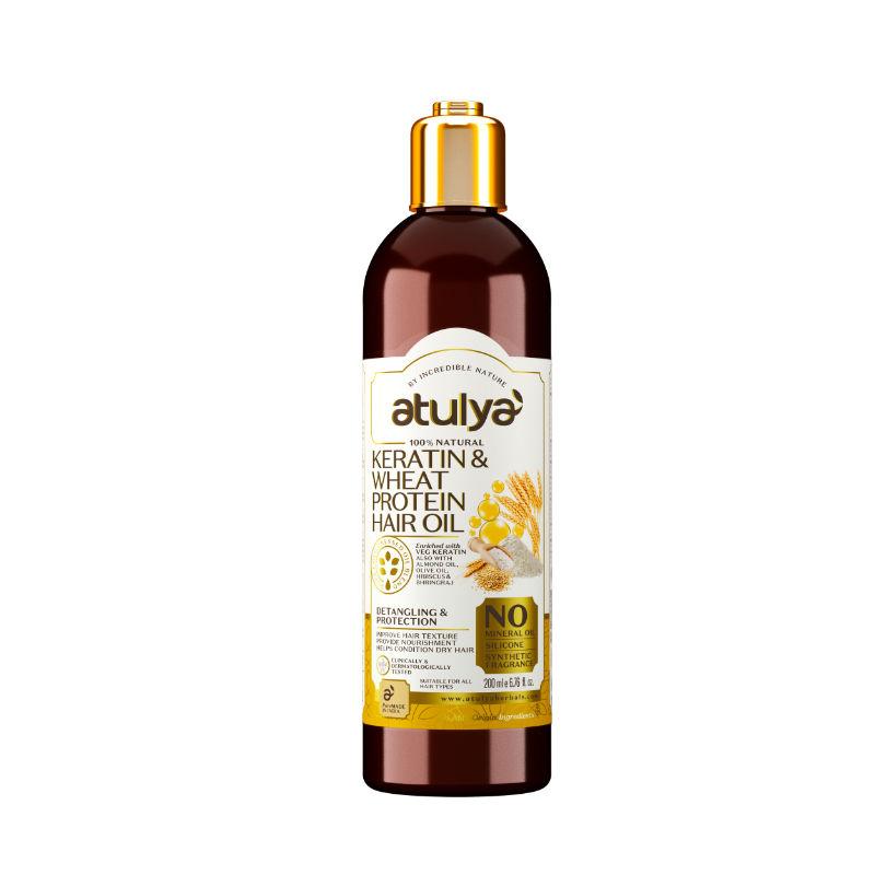 atulya keratin & wheat protein hair oil