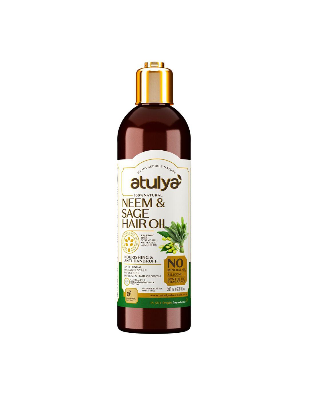 atulya neem & sage hair oil 200 ml