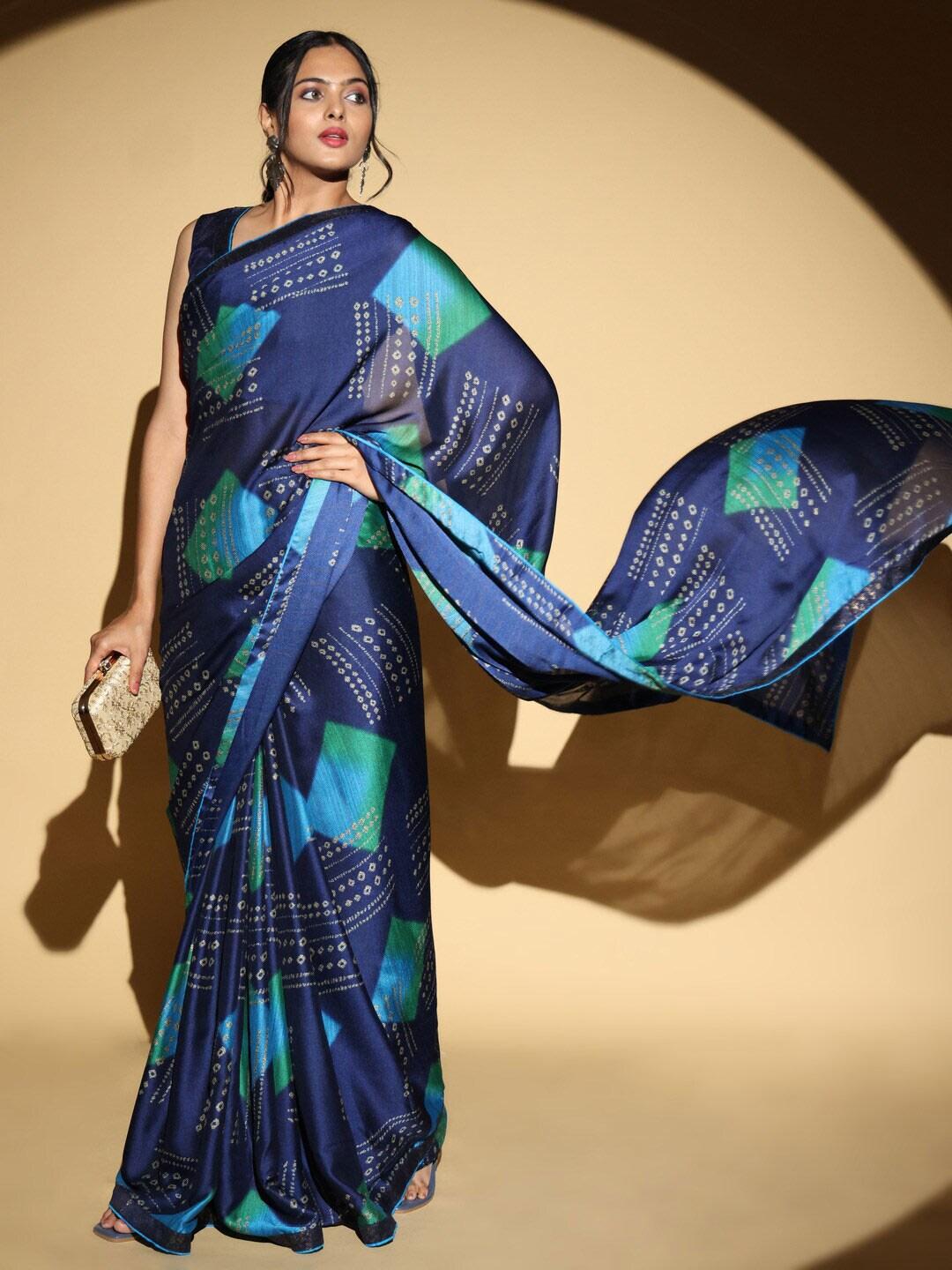 atulyam tex world bandhani printed saree