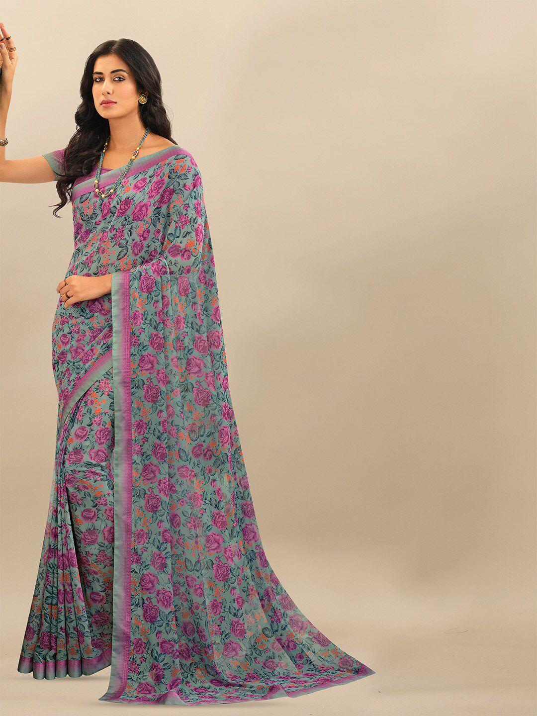 atulyam tex world floral printed celebrity saree