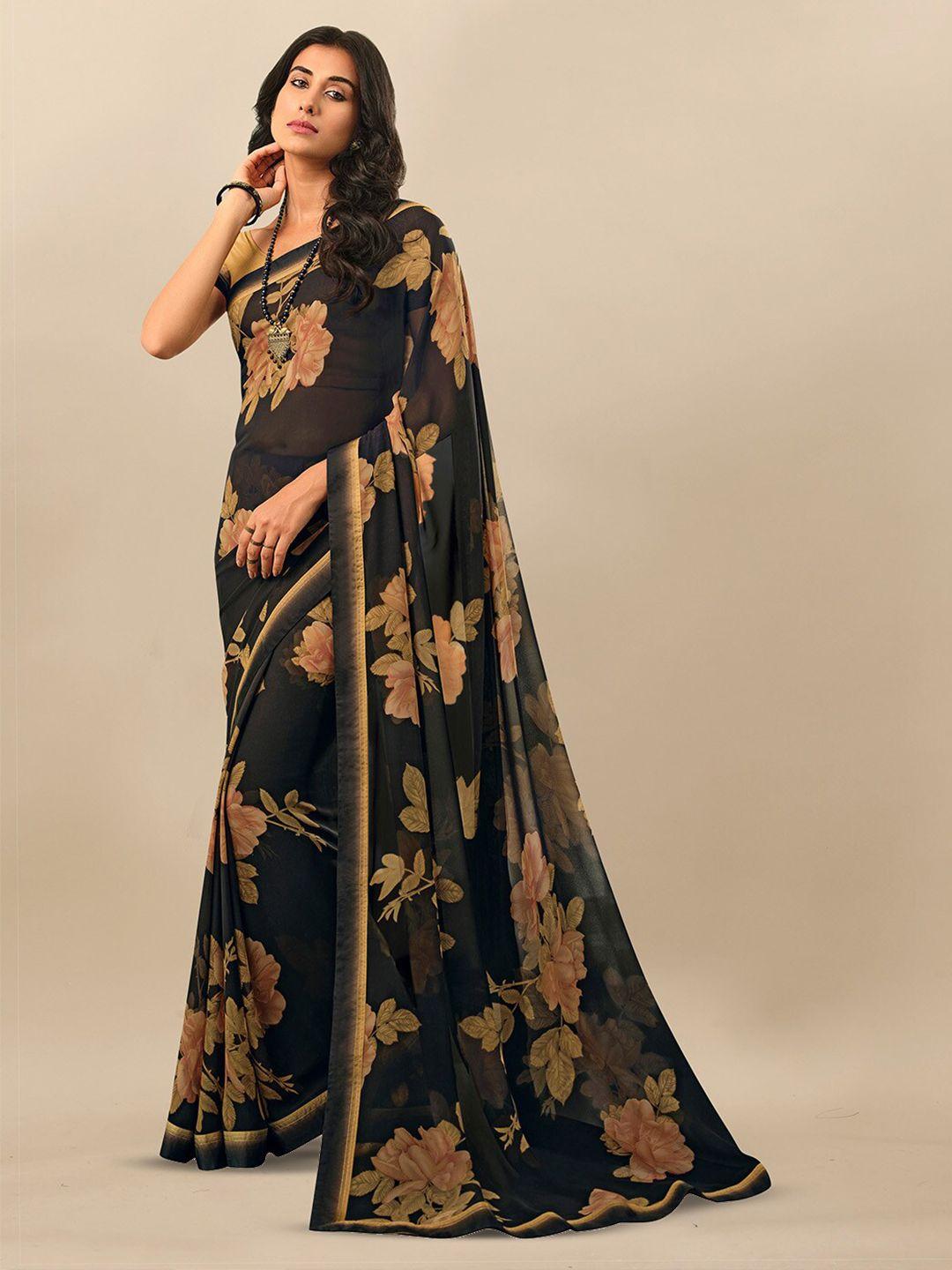 atulyam tex world floral printed saree