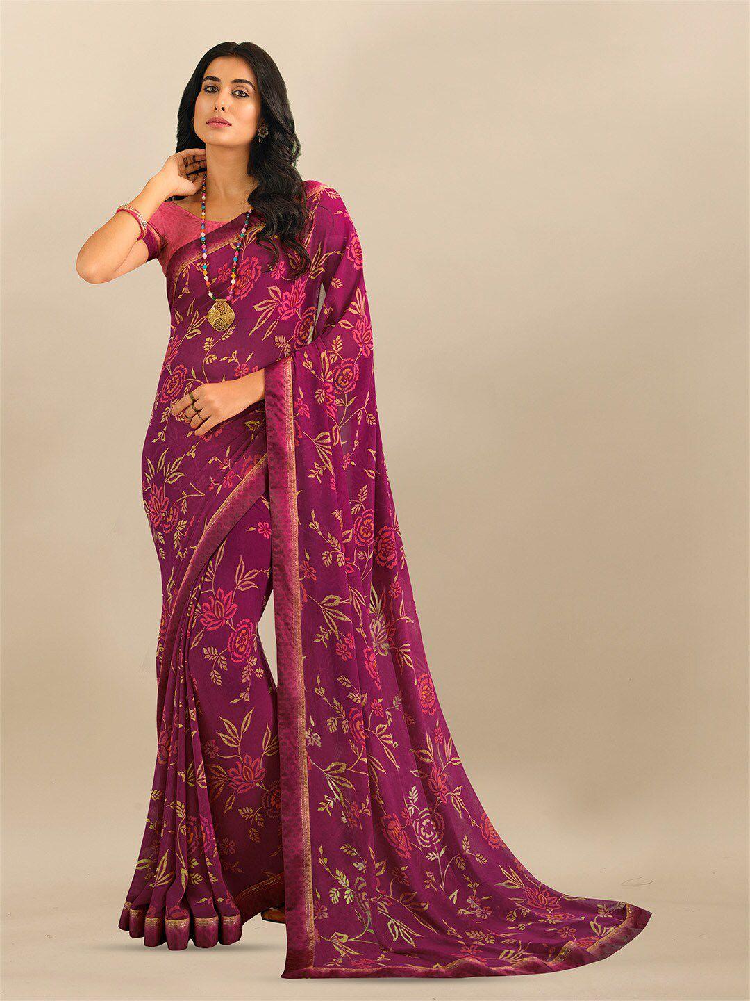 atulyam tex world floral printed saree