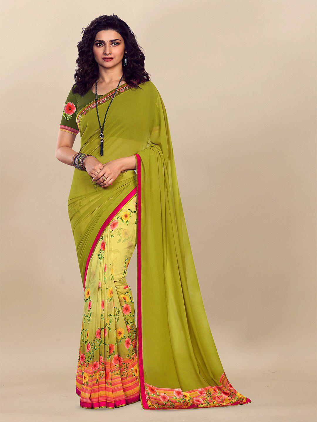 atulyam tex world floral printed saree