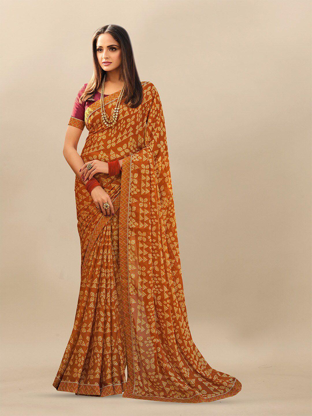 atulyam tex world geometric printed saree
